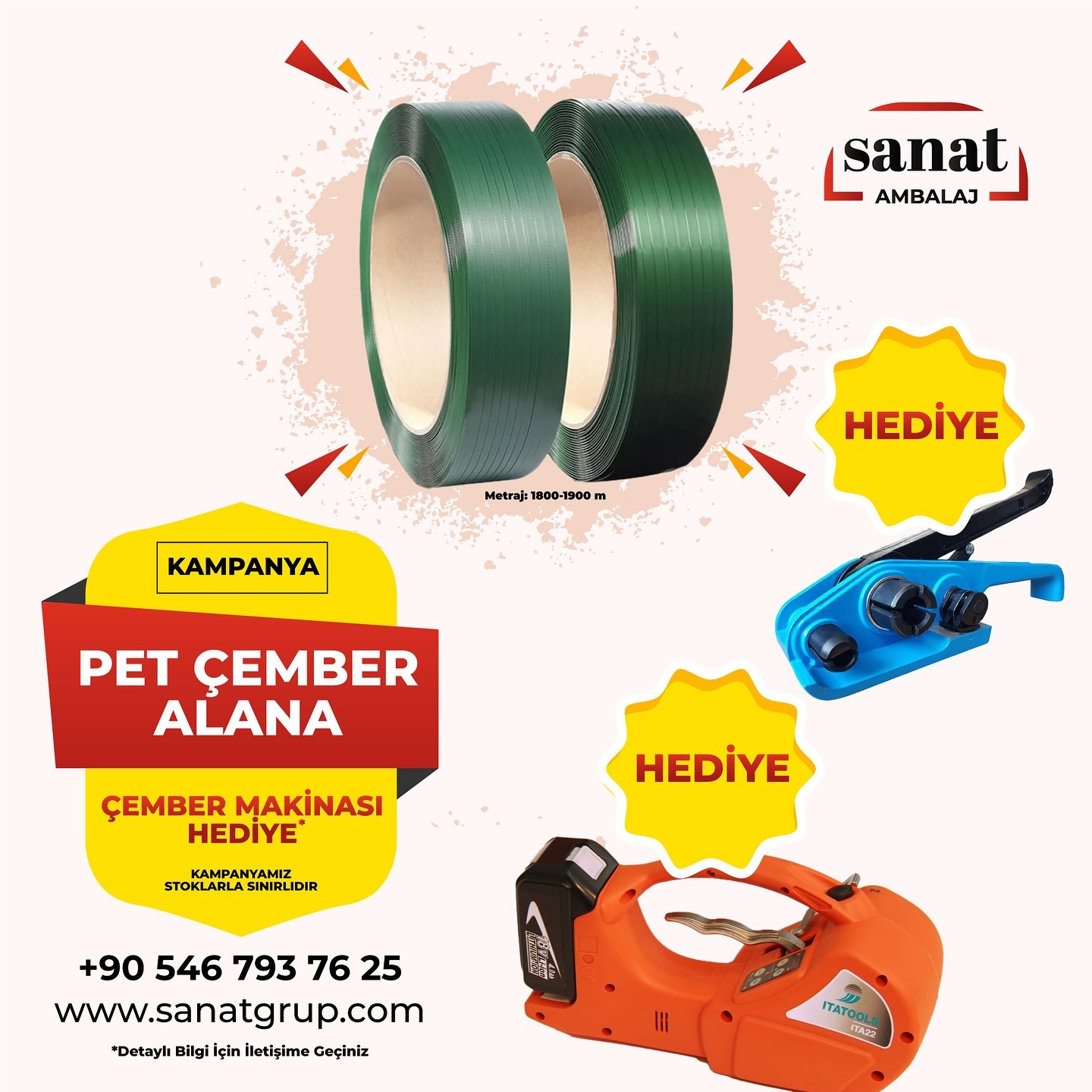 PET ÇEMBER KAMPANYASI!Detaylı bilgi için bizimle irtibata geçebilirsiniz.Stoktan Hemen TeslimProfesyonel Çözüm Ortağınız
SANAT GRUP AMBALAJ#petçember #petçembergermemakinası #petcemberarabası #baskılıbaskısızetiket #teleskopikkutu #meyveviyolü #elma #karaman #soğukhavadeposu #ambalaj #yaşmeyve #yaşmeyvesebze #TelescopicBox #PlatformTray @Fruit